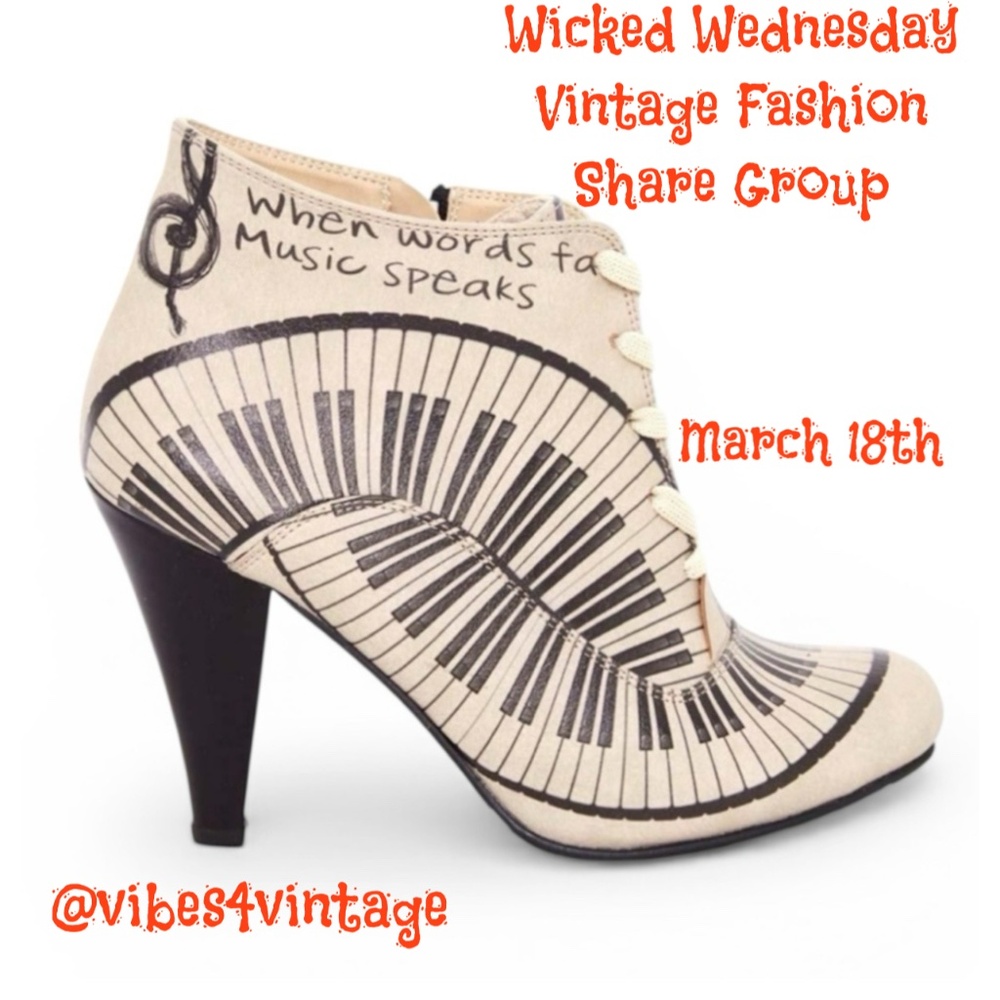 3/18 WICKED WEDNESDAY VINTAGE FASHION SHARE GROUP